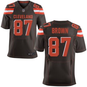 Ahmarean Brown Men's Nike Brown Cleveland Browns Elite Custom Jersey