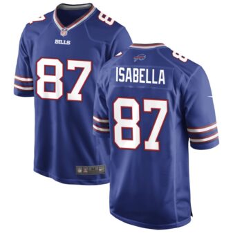 Andy Isabella Men's Nike Royal Buffalo Bills Custom Game Jersey