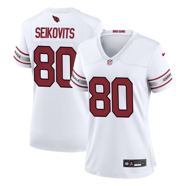 Bernhard Seikovits Women's Nike White Arizona Cardinals Custom Game Jersey