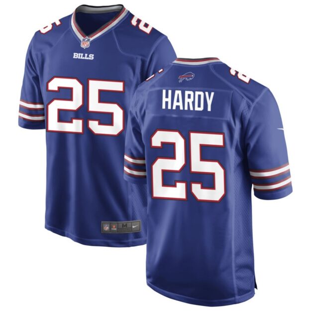 Daequan Hardy Men's Nike Royal Buffalo Bills Custom Game Jersey