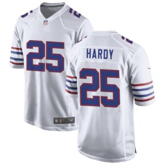 Daequan Hardy Men's Nike White Buffalo Bills Alternate Custom Game Jersey