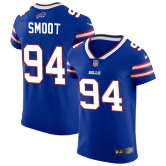 Dawuane Smoot Men's Nike Royal Buffalo Bills Vapor Elite Custom Jersey