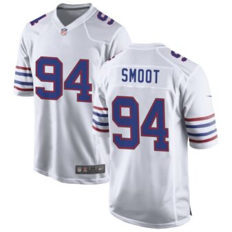 Dawuane Smoot Men's Nike White Buffalo Bills Alternate Custom Game Jersey