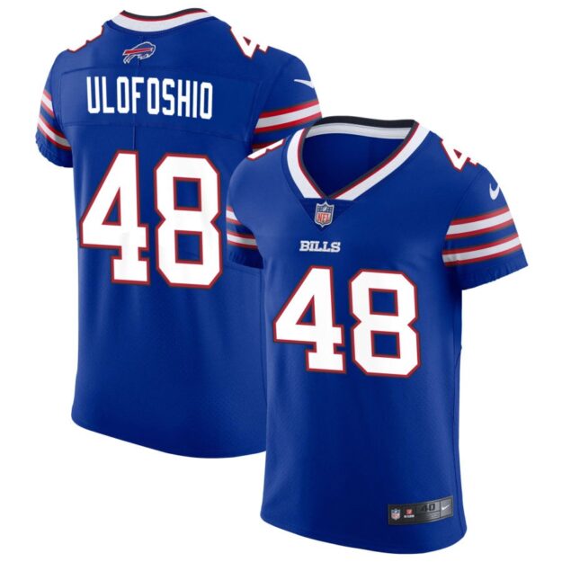 Edefuan Ulofoshio Men's Nike Royal Buffalo Bills Vapor Elite Custom Jersey