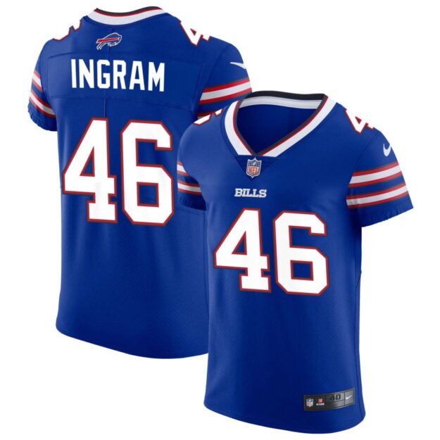 Ja'Marcus Ingram Men's Nike Royal Buffalo Bills Vapor Elite Custom Jersey