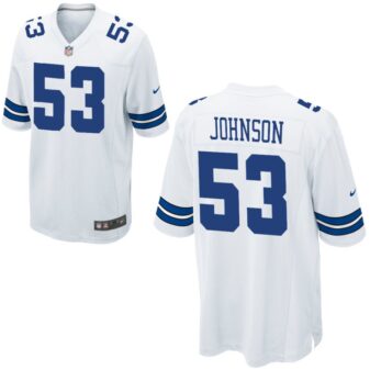Jason Johnson Nike Dallas Cowboys Custom Youth Game Jersey