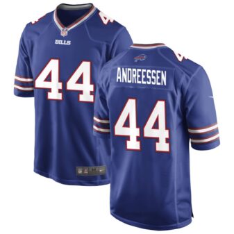 Joe Andreessen Men's Nike Royal Buffalo Bills Custom Game Jersey