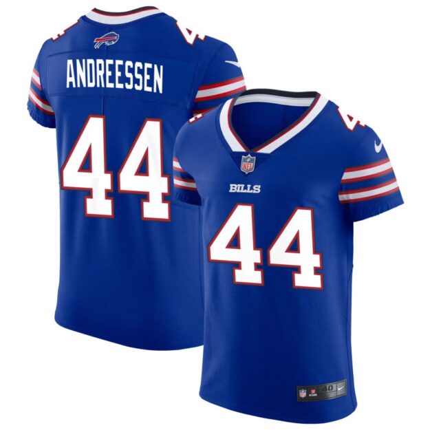 Joe Andreessen Men's Nike Royal Buffalo Bills Vapor Elite Custom Jersey