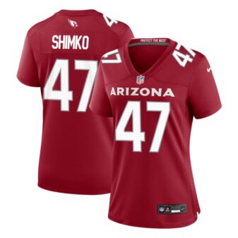 Joe Shimko Women's Nike Cardinal Arizona Cardinals Custom Game Jersey