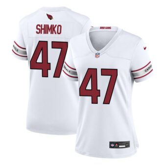 Joe Shimko Women's Nike White Arizona Cardinals Custom Game Jersey