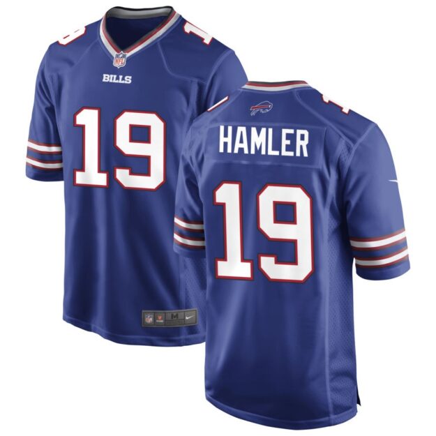 KJ Hamler Men's Nike Royal Buffalo Bills Custom Game Jersey