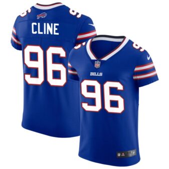 Kameron Cline Men's Nike Royal Buffalo Bills Vapor Elite Custom Jersey