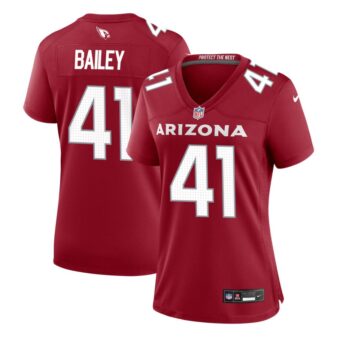 Markus Bailey Women's Nike Cardinal Arizona Cardinals Custom Game Jersey
