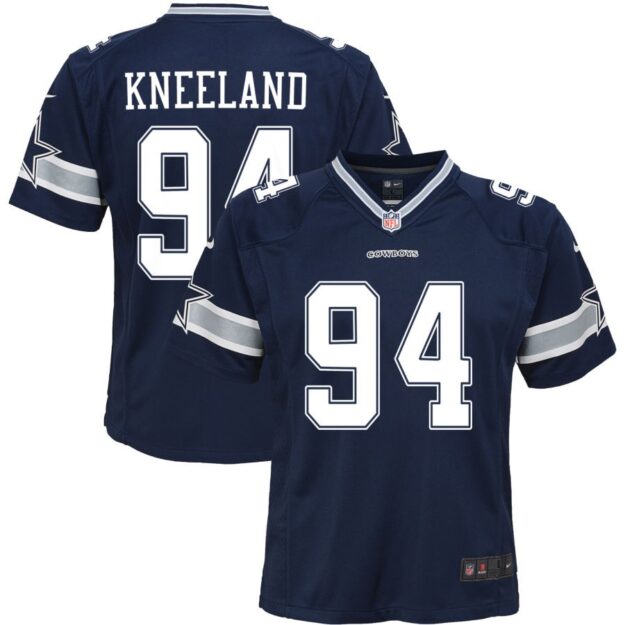 Marshawn Kneeland Youth Nike Navy Dallas Cowboys Custom Game Jersey