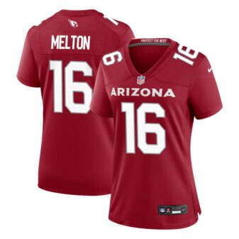 Max Melton Women's Nike Cardinal Arizona Cardinals Custom Game Jersey
