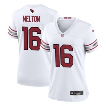 Max Melton Women's Nike White Arizona Cardinals Custom Game Jersey