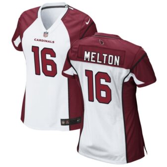 Max Melton Women's Nike White Arizona Cardinals Custom Game Jersey