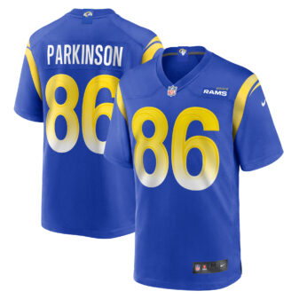 Men's Nike Colby Parkinson Royal Los Angeles Rams Game Jersey