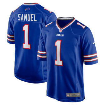 Men's Nike Curtis Samuel Royal Buffalo Bills Game Jersey