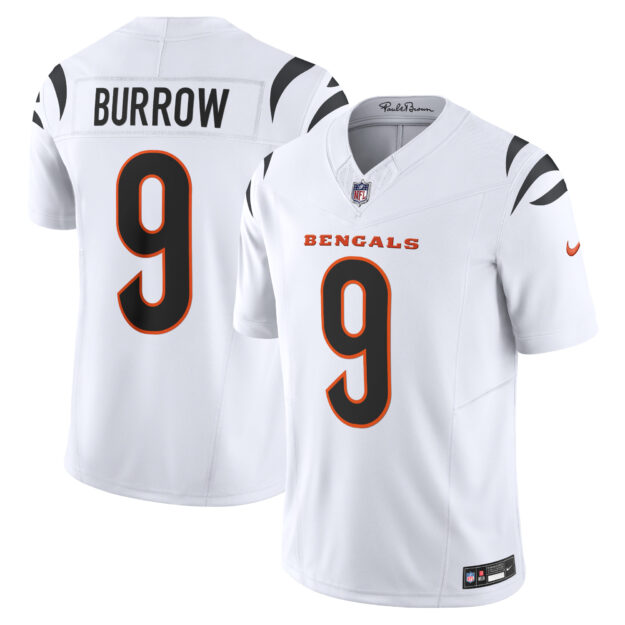 Men's Nike Joe Burrow White Cincinnati Bengals Vapor F.U.S.E. Limited Jersey