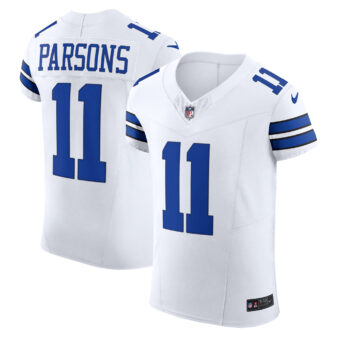 Men's Nike Micah Parsons White Dallas Cowboys Vapor F.U.S.E. Elite Jersey