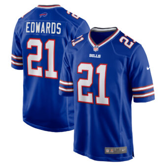 Men's Nike Mike Edwards Royal Buffalo Bills Game Jersey