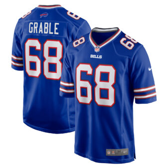 Men's Nike Tylan Grable Royal Buffalo Bills Game Jersey