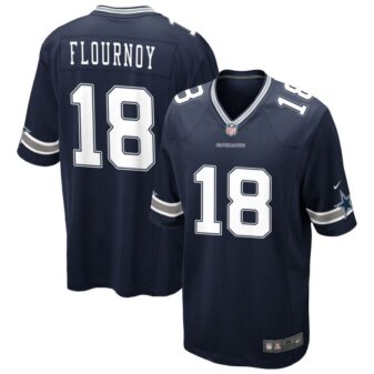 Ryan Flournoy Men's Nike Navy Dallas Cowboys Custom Game Jersey