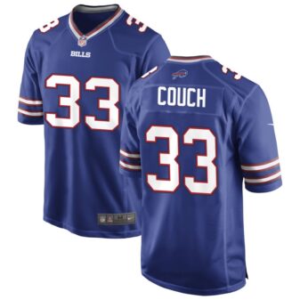 Te'Cory Couch Men's Nike Royal Buffalo Bills Custom Game Jersey