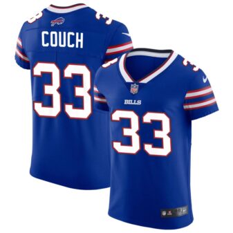 Te'Cory Couch Men's Nike Royal Buffalo Bills Vapor Elite Custom Jersey