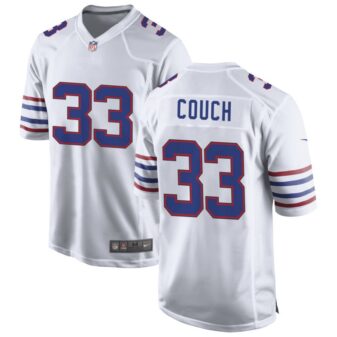 Te'Cory Couch Men's Nike White Buffalo Bills Alternate Custom Game Jersey