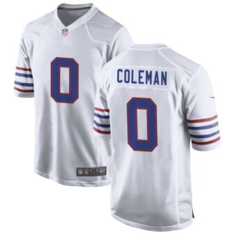 Keon Coleman Men's Nike White Buffalo Bills Alternate Custom Game Jersey