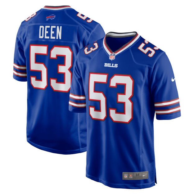 Men's Nike Branson Deen Royal Buffalo Bills Game Jersey