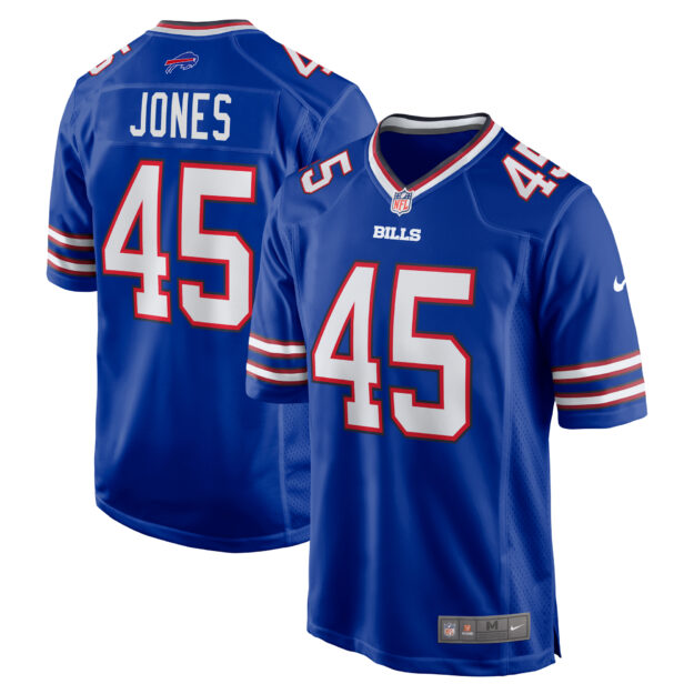 Men's Nike Deion Jones Royal Buffalo Bills Game Jersey