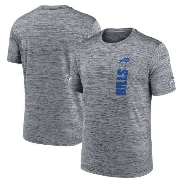 Men's Nike Gray Buffalo Bills 2024 Sideline Velocity Performance T-Shirt