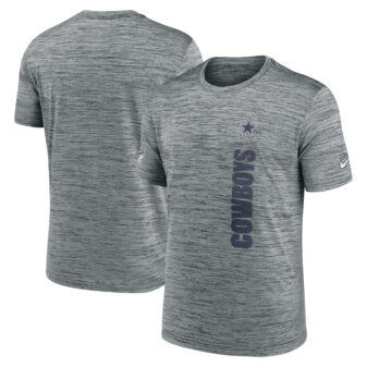 Men's Nike Gray Dallas Cowboys 2024 Sideline Velocity Performance T-Shirt