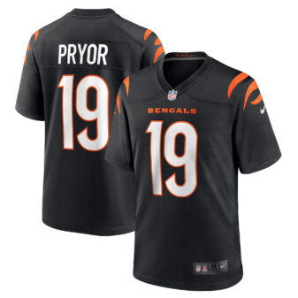 Men's Nike Kendric Pryor Black Cincinnati Bengals Game Jersey