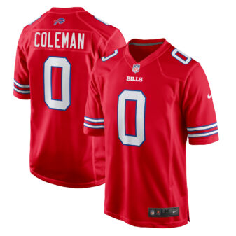 Men's Nike Keon Coleman Red Buffalo Bills Alternate Game Jersey