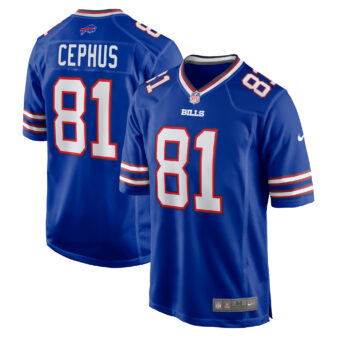 Men's Nike Quintez Cephus Royal Buffalo Bills Team Game Jersey