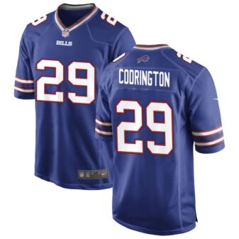 Brandon Codrington Men's Nike Royal Buffalo Bills Custom Game Jersey