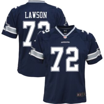 Carl Lawson Youth Nike Navy Dallas Cowboys Custom Game Jersey