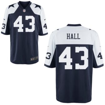 Kemon Hall Nike Youth Dallas Cowboys Customized Alternate Game Jersey