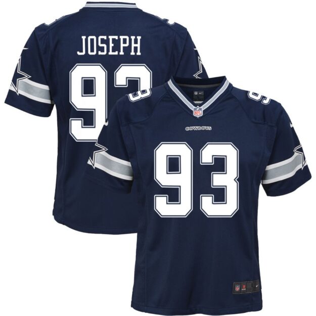 Linval Joseph Youth Nike Navy Dallas Cowboys Custom Game Jersey