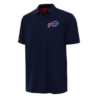 Men's Antigua Navy/Red Buffalo Bills Era Polo