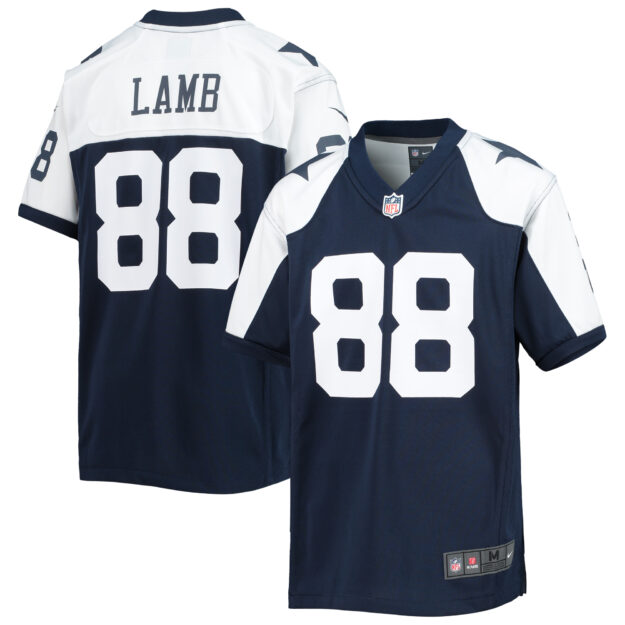 Youth Nike CeeDee Lamb Navy Dallas Cowboys Alternate Team Game Jersey