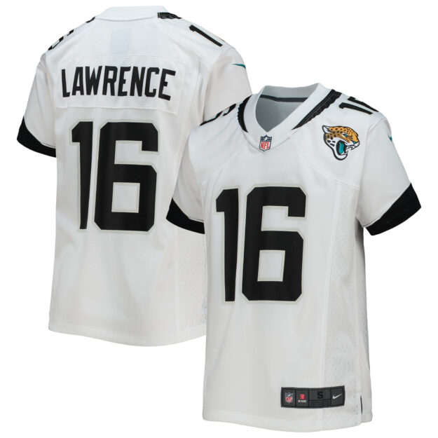 Youth Nike Trevor Lawrence White Jacksonville Jaguars Game Jersey