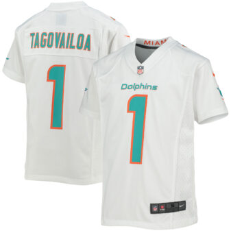 Youth Nike Tua Tagovailoa White Miami Dolphins Game Jersey