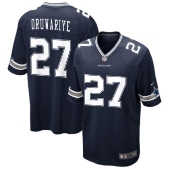 Amani Oruwariye Men's Nike Navy Dallas Cowboys Custom Game Jersey