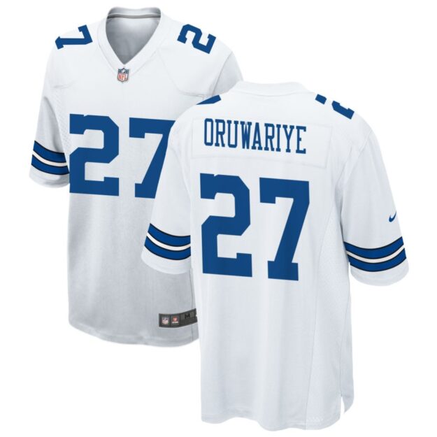 Amani Oruwariye Men's Nike White Dallas Cowboys Custom Game Jersey