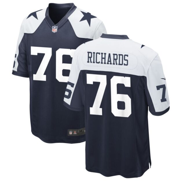 Asim Richards Men's Nike Navy Dallas Cowboys Alternate Custom Game Jersey